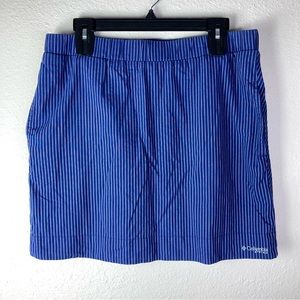 Columbia PFG Blue Nautical Striped Skirt